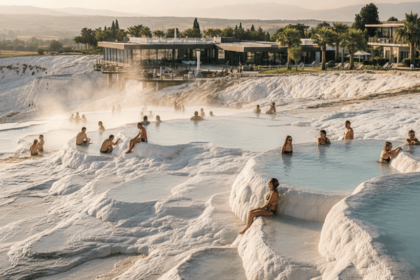Afyonkarahisar’dan Yalova’ya, Denizli’den Kütahya’ya ve Balıkesir’e kadar uzanan bu yolculuk, Türkiye’nin kaplıca zenginliğini gözler önüne seriyor.