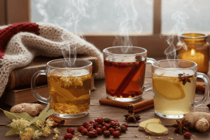 Kış çayları, kimyasal takviyelere gerek kalmadan vücuda destek olur.