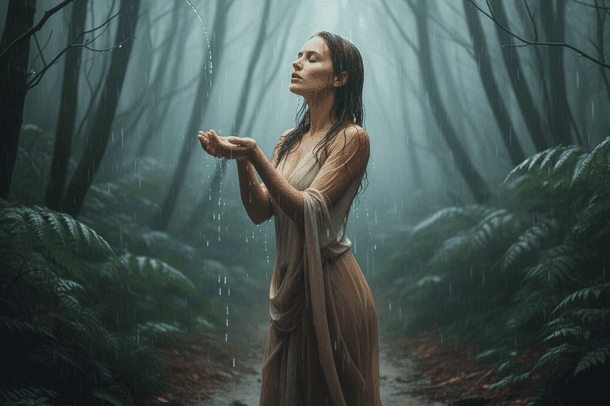 Yağmur, yalnızca doğayı değil, insanın iç dünyasını da yeniden şekillendiren doğal bir döngüdür.