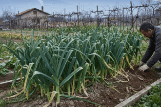 Kasım ayında bahçeye dikilen pırasalar, hem sofraları hem de bahçe sahiplerini memnun edecek verim potansiyeline sahip.